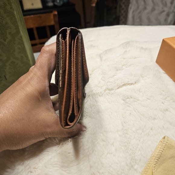 Authentic LOUIS VUITTON Monogram Portefeiulle Elise Leather Wallet Code#  SD0030 - Picture 16 of 16